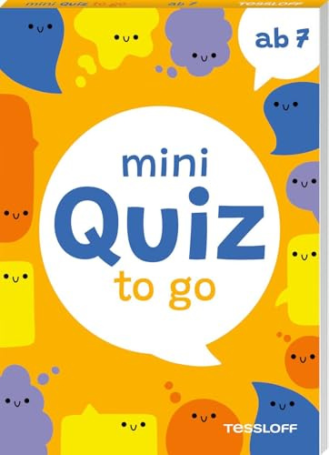 Mini Quiz to go. Ab 7 Jahren | Mit über 40 Fragen aus vielen Bereichen | Macht Spaß und schlau! | Im praktsichen Mini-Format: Spannende Quizfragen für ... testen! (Mal- und Rätselbücher)
