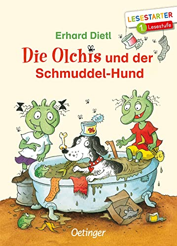 Die Olchis und der Schmuddel-Hund (Lesestarter): Lesestarter. 1. Lesestufe. Lustiges Kinderbuch zum Einstieg ins Lesen lernen mit der beliebten Reihe für Erstleser ab 6 Jahren