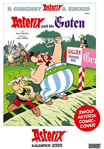 Asterix-Comiccover-Kalender 2020 - Wandkalender - Format 29,7 x 42,0 cm: Zwölf Asterix-Comic-Cover