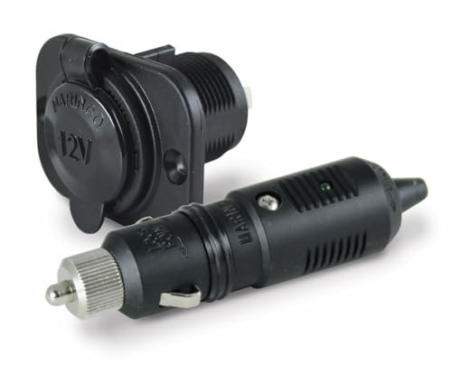 Marinco Spina e presa da 12 V, colore: nero