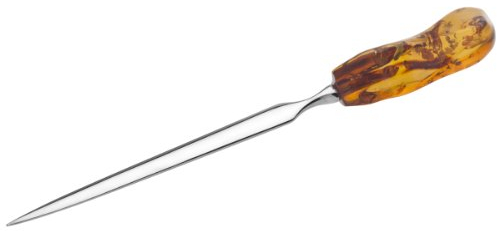 InCollections Damen- Brieföffner Edelstahl mit Bernstein 001149K120570