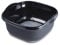 Addis Soft touch Washing Up Bowl, Black/Grey, 9L, 516437