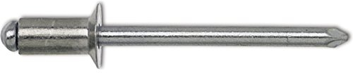 GESIPA Blindniete Senkkopf, Aluminium mit Edelstahldorn, 4 x 8 mm, 500 Stück,1455127