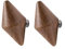 Tivoli by Normann Copenhagen - Quin - Hook/Haken/Wandhaken/Garderobenhaken/Kleiderhaken/Lackiertes Eiche - Gebeizte Eiche - H: 7,5 x D: 7 x Ø: 4 cm