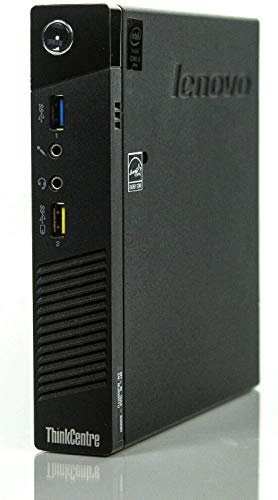 Lenovo ThinkCentre M93p Tiny USFF Desktop PC - Intel Core i3-4130T 8GB 500GB HDD WiFi Windows 10 Home Desktop PC Computer (Renewed)