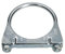 KOTARBAU® Collier de serrage 70 mm pour tuyau d'échappement - Boulons en U pour montage d'antennes, de tuyaux, de mâts, de colliers de serrage universels pour raccords de tuyaux.