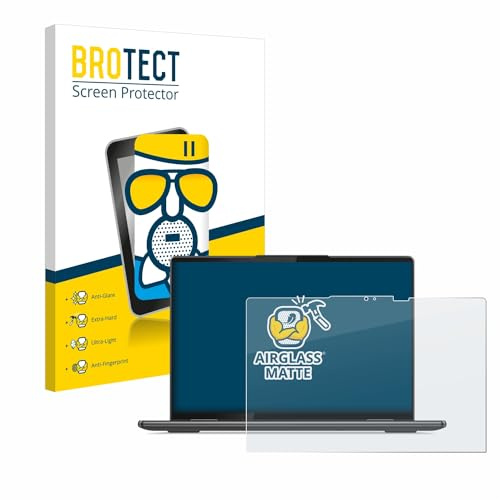 BROTECT Entspiegelungs Schutzglas für Lenovo Yoga 7 Gen 7 14 16:10 Schutzfolie Panzer Folie Glas Matt [Extrem Kratzfest 9H, Anti-Reflex]