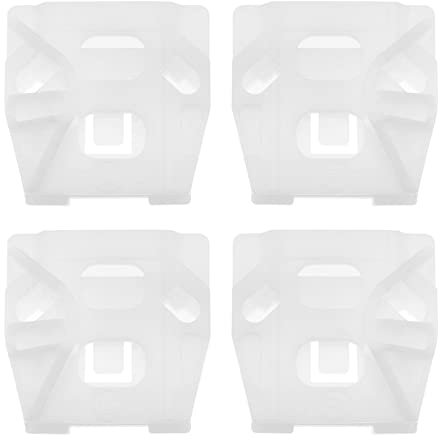 VGOL 4 Stück Fensterheber-Clips 1J3837461 kompatibel mit Golf MK4 Links und rechts Autofenster-Glasheber-Clips Ersatz Kunststoff