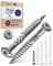 Terrassenschrauben 5x40 Edelstahl A4 Linsenkopfschrauben Torx Schrauben 5mm stark 100 Stück Holzschrauben Torx 40mm lang Edelstahlschrauben Holz