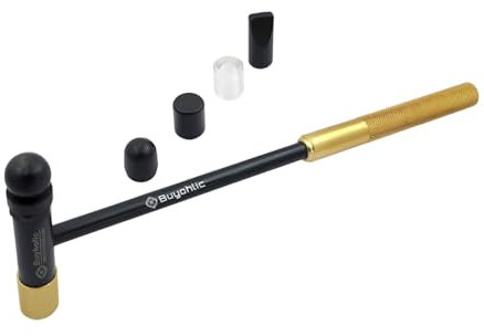 Martillo de hobby ligero con puntas intercambiables para joyeros