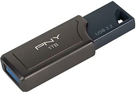 PNY Pro Elite V2 Clé USB 3.2 Gen 2 1To, Vitesse de Lecture jusqu'à 600Mo/s