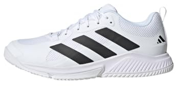 adidas Homme Court Team Bounce 2.0 Shoes, Cloud White/Core Black/Cloud White, 44 EU
