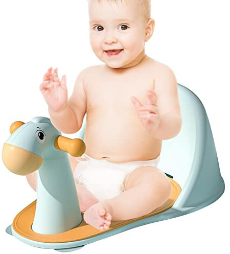 GIMOCOOL Asiento de bañera para bebé | Asiento de baño Infantil | Asiento de baño para bebé con 4 ventosas Asiento de baño para bebés de 6 a 18 Meses Silla de Asiento para bañera de bebé