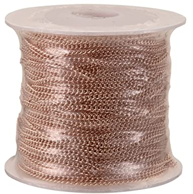 COHEALI 1 Rolle Kupferkette Selber Machen Halskette Verlängerungskette Kette Zur Herstellung Von Armbändern Ketten Für Die Schmuckherstellung Ketten Für Halsketten Ohrringe Farbe Bewahren