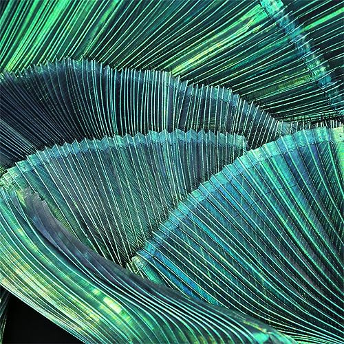 Plissee-Stoffe Für Anzug, DIY-Design, Bühnenform, Modisches Material, Hintergrund-Dekor, Falten-Mesh-Stoff Am Laufenden Meter EN8 Straighten 1X1.45 M