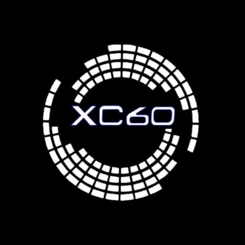 Autotür Logo Projektor für Volvo S60 S90 V40 V60 XC60 XC90, WillkommensLicht Auto Türbeleuchtung Logo, HD Türbeleuchtung Logo Projektor, Unterbodenbeleuchtung Auto Zubehör,1PCS