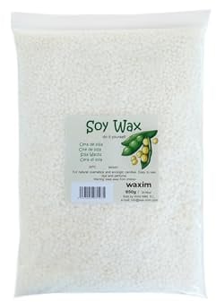 WAXIM. Sojawachs für ökologische Kerzen und Naturkosmetik 850g in Perlen. Kerzenwachs, veganes wachs, wachs granulat soja. Wachs für DIY.