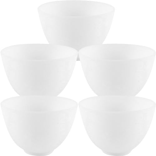 Didiseaon Mixing Bowls for Facial: 5pcs Silicone Facial Mask Mixing DIY Bowl Skincare Tool Supplies for Beauty Salon Spa DIY Face Mask