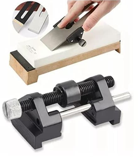 Topyond Chisel Sharpening Honing Guide Tool, Stainless Steel Knifes Blade Sharpener Jig,Sharpening Holder of Whetstone for Woodworking, Chisels and Planes