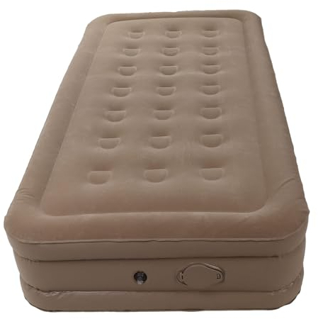 XHTLLO Materasso Gonfiabile, Materassino Gonfiabile da Campeggio con Altezza a Tre Strati da 40 Cm con Pompa Elettrica al Litio Integrata, Regolazione Libera della Durezza del Materasso Gonfiabile