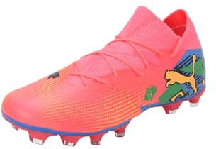 Puma Mens Future 7 Match Rush Firm Ground Football Boots Orange/Blue/Green 10 (44.5)