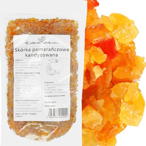 Scorza d’Arancia Candita a Cubetti 100g – Ingredienti per Dolci, Panettoni, Biscotti, Torte e Pasticceria Fatta in Casa | KUCHNIA ZDROWIA