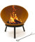HEAT Outdoor Living Kappa Cesta de jardín - Cesta y Barril de Fuego al Aire Libre - Cesta de Fuego de Acero Lacado - Cesta de jardín - (óxido (56 x 56 x 60 cm))