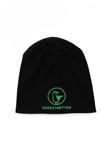 SCHIETWETTER Accessoire Kinder Mütze, Leichte Beanie, Übergangsmütze, dünne Kopfbedeckung, Logo-Print, stretch, warm, einfarbig