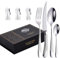 Couverts Ménagères Ensemble De 4 Acier Inoxydable Élégant Sain Durable, Comprend Une Cuillère À Fourchette À Couteau Pour Maison, Hôtel, Restaurant, Nouvelle Maison (Argent,16pcs)