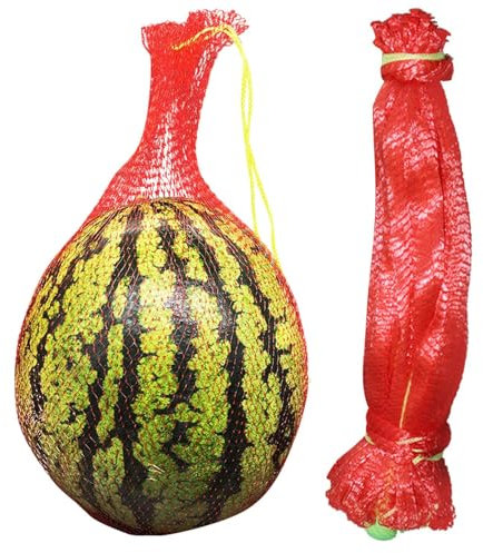 VEHYEGOI 50 Pieces Fruit Mesh Bags, Plastic Mesh Bags, Fruit Hanging Nets, Storage Mesh Bags, Fruit Protection Mesh Bags, Gardening Supplies