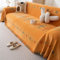 Highdi Sofadecke, Böhmischer Stil 1 2 3 4 Sitzer Sofa Überzug L Form Sofabezug Ecksofa Universelle rutschfeste Couch Überzug Einteiliger Vielseitige Sofa Cover Decke (180x400cm,Orange)