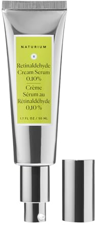 Naturium Retinaldehyde Cream Serum 0.10%, Advanced Smoothing Face, 50 mL | Anti-Ageing Treatment for Fine Lines & Wrinkles, Firming Formula with Retinol, Improves Uneven Skin Tone & Texture