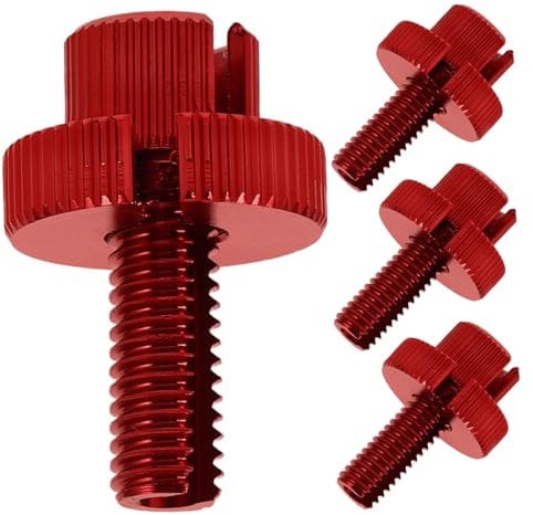 DRESSOOS Viti Di Regolazione Del Freno Della Frizione Rossa Da 4 Pezzi Parti E Accessori Del Motociclo Vite Di Regolazione Del Cavo Del Freno Della Frizione Rossa