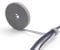 AKORD 5m x 1cm Self Adhesive Fastener Wide Grey Roll Cable Tidy