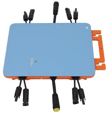 Micro-onduleur Solaire, 2000 W monophasé, Onduleur Solaire MPPT, WiFi, Application Mobile, Contrôle IP66, Micro-onduleur Solaire pour Panneau Solaire (Prise UE 230 V (180 V-270