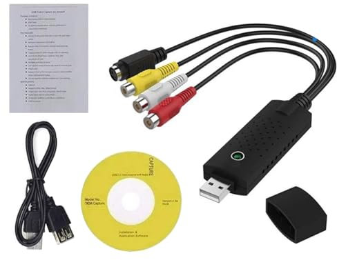 Video Grab Gerät USB 2.0-Videokonverter Adapter Einkanal Übertragung Kassetten In Digitales Format
