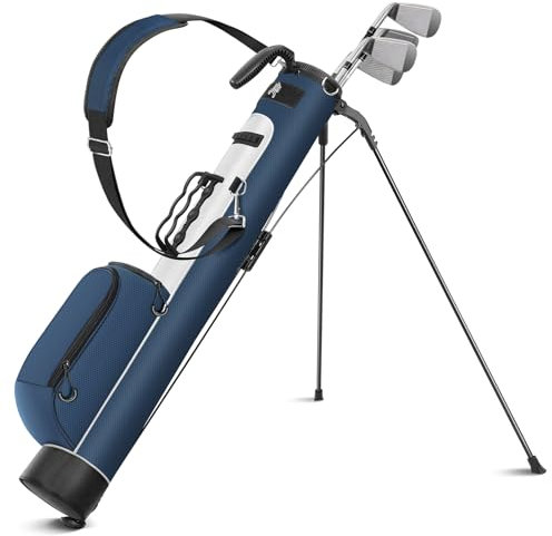 Finway Sac de Golf avec Bretelles réglables, séparateur à 2 Voies, 2 Poches, léger à Porter Sac de Golf pour Hommes et Femmes