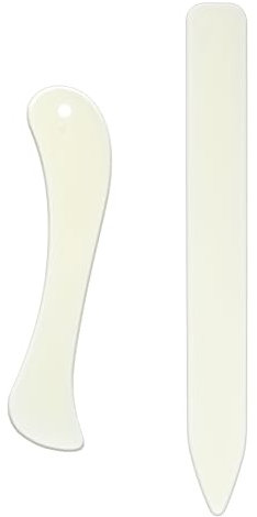 Bone Folder Scoring, 2PCS Sewing Seam Bone Folder Plastic Bones folders Quilting Supplies Paper Sewing Tools for Paper Crafting Marking Creases Marks on Fabric