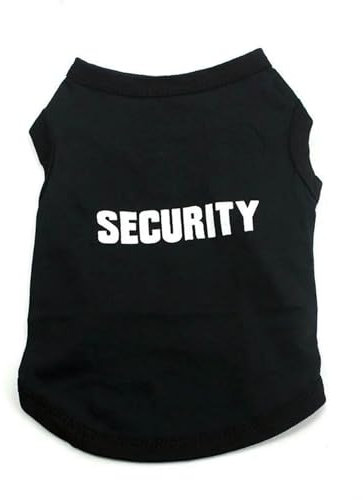 YIMAISZQ Hundekleidung Hundehemden Sicherheit Katzenbekleidung Kostüme Für Cosplay , Atmungsaktives Haustier-t-Shirts Sommerkleidung Weste Hunde Welpenjunge Mädchen-als Pic_a-m