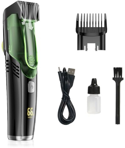 karivo Das Original - CleanCut One Vakuum Bartschneider für Herren – einstellbarer elektrischer Rasierer mit 20 Längeneinstellungen, kabellos und ideal als Friseurgeschenk