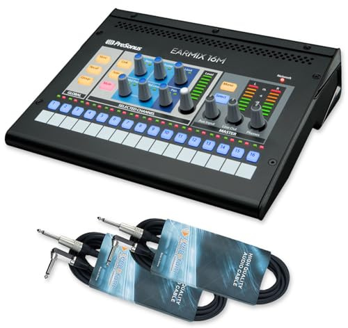Presonus Earmix 16M 16-Kanal Monitor-Mixer + 2x keepdrum Kabel