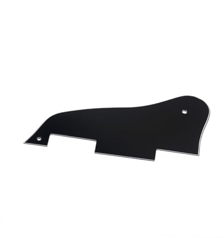 Schlagbrettschutz Gq201, Schwarzes 3-lagiges Gitarren Schlagbrett | Pvc Ausführung, Präzise Passform für Dot Jazz Guitar und Archtop, Standardgröße