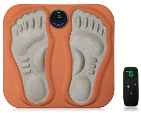 Tomedeks Orthoback ReNerv 3D, Elektrischer EMS Fußmassagegerät mit 15 Intensitätsstufen, für Tiefenentspannung & Wohlbefinden, Kabellose Fernbedienung für Zuhause & Büro