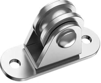 Vielseitiges 4-teiliges Riemenscheiben-Set, gerillte Riemenscheiben für Kabelmanagement, Materialhandhabung, DIY-Projekte & Wäscheleinenwinde (8 Sets)