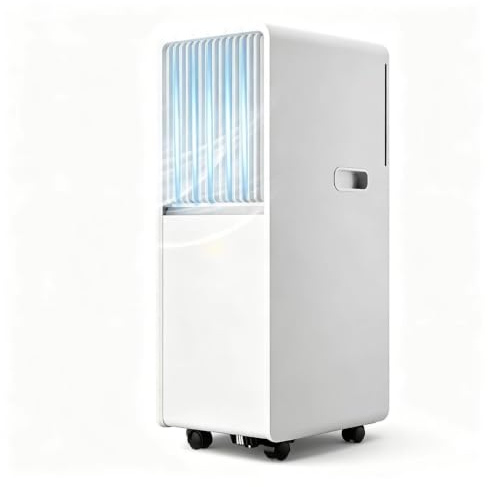 Tragbare Klimaanlage 16000 BTU – kühlt bis zu 700 m² – Fernbedienung, Kühlung, Ventilator, Entfeuchtung, Schlafmodus, Installationssets enthalten