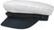 HAMMABURG White Starline Elbseglermütze - Schildmütze Damen/Herren - Schirmmütze aus 100% Baumwolle - Kapitänsmütze Sommer/Winter - Baumwollkappe - Elbsegler weiß 59 cm