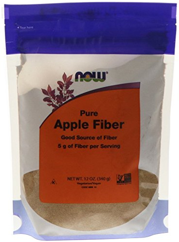 NOW Foods Apple Fiber Powder, 12-Ounce Bags (Pack of 4)