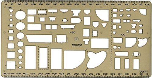 KOH-I-NOOR 749270 Schablone Sanitärtechnik
