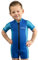 Cressi Kid Shorty Wetsuit 1.5 mm - Shorty Neoprenanzug für Kinder Ultra Stretch Neopren, Blau/Hellblau, S (2 Jahre)