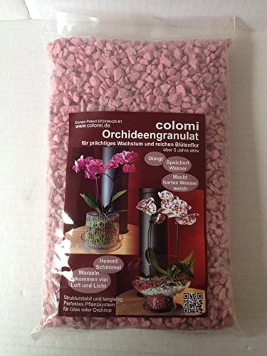 Orchideengranulat 1 l fein rosa Colomi Substrat Korngröß 4-8 mm